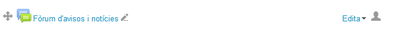 Menu edita Forum avisos